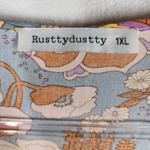 RUSTTYDUSTTY BOHEMIAN FLORAL MINI DRESS - Picture 11 of 11